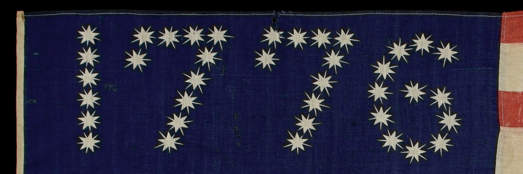 Antique 1776–1876 American Centennial Flag | Extraordinary Numeric